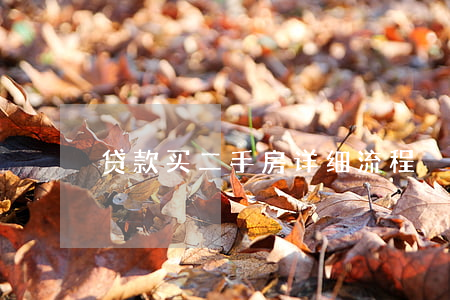 贷款买二手房详细流程