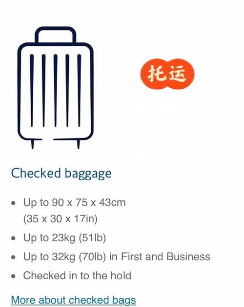 英国航空行李政策及费用_英国航空公司行李规定_英国航空额外行李费用