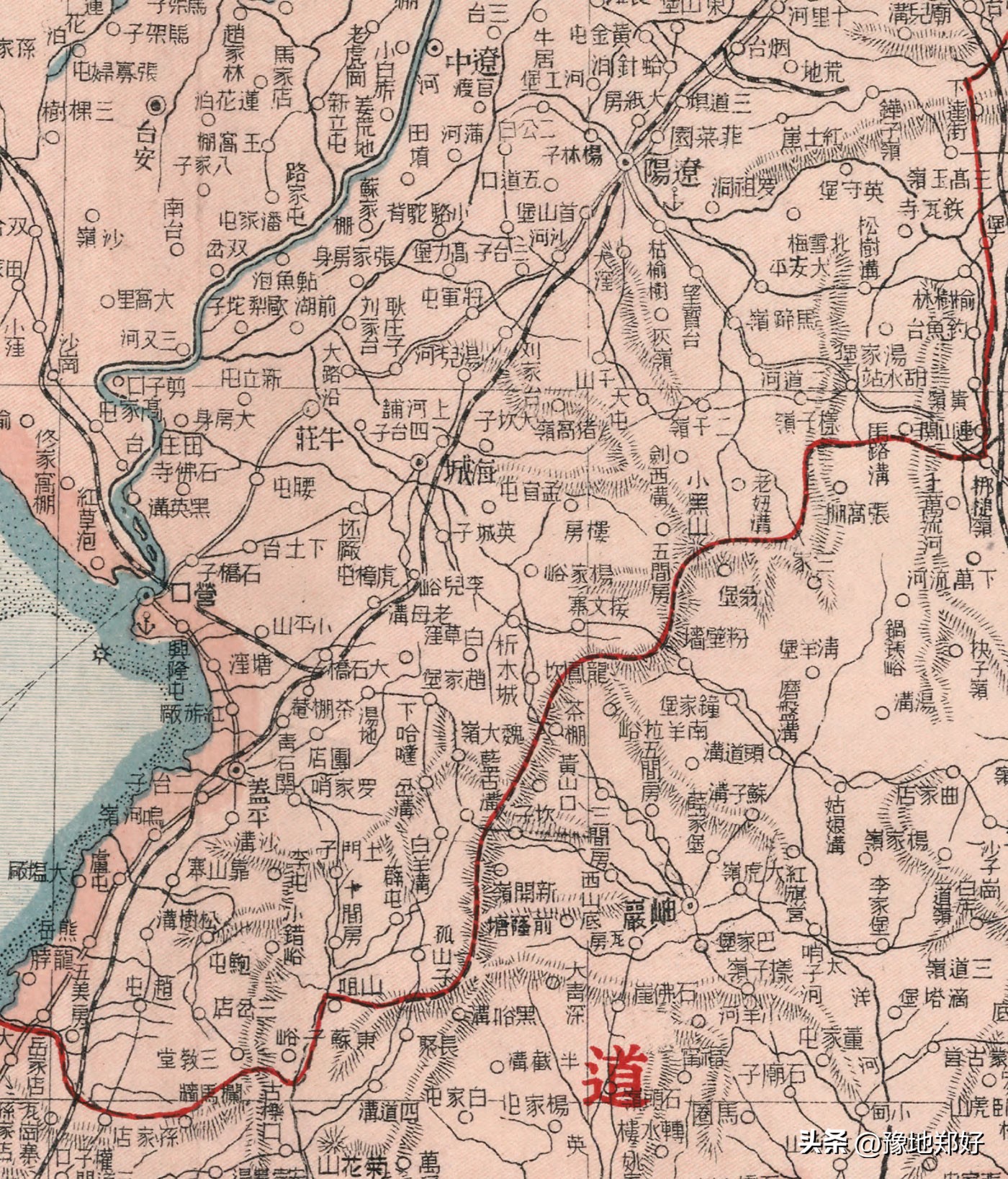1917奉天省全图_辽宁历史地图_沈阳市一环地图