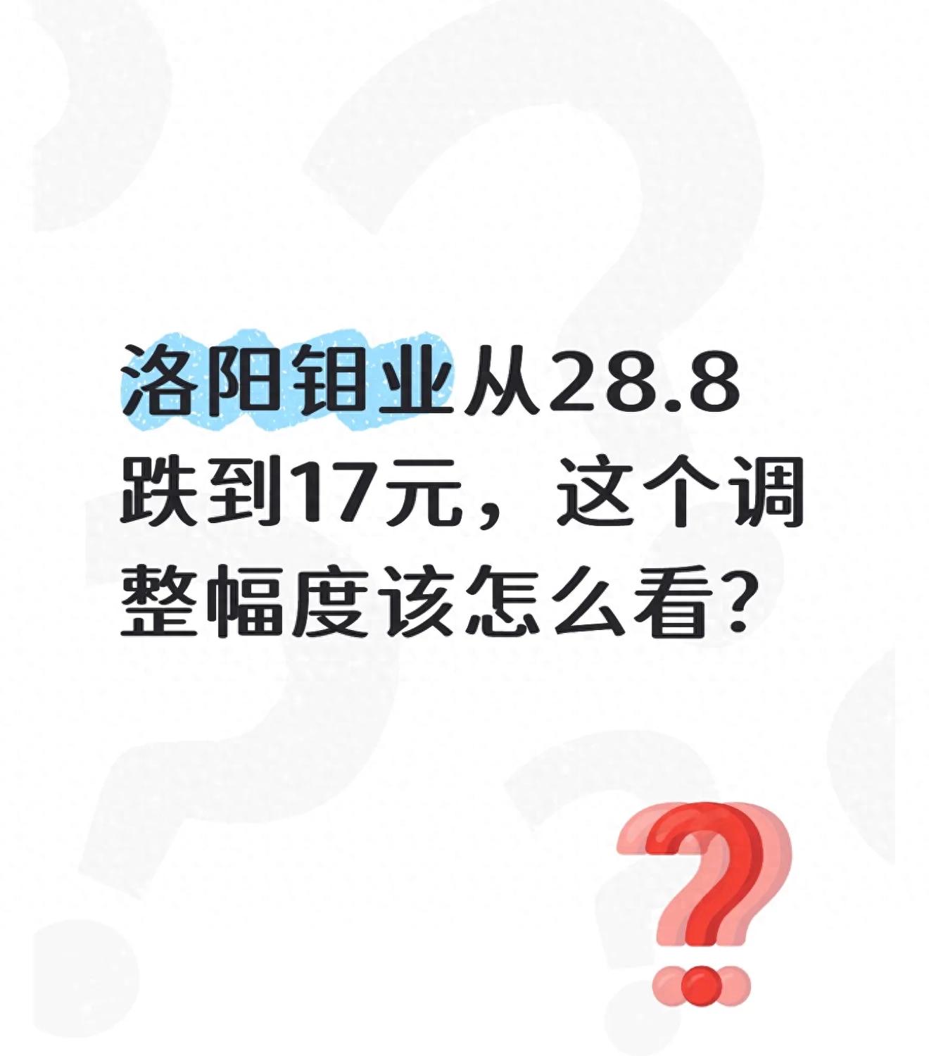 洛阳钼业跌超40%还能拿吗？拆解本轮调整的三大真相