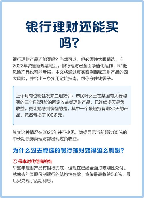 银行理财产品有亏损风险，购买时这些要点可得注意了